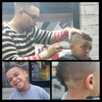 RCee's Barber Shop - Jaydan wanted a "Christmas Star"...... he loves it! Thank you once again RCee's Barber Shop! - Barbers Near Me - Paramount, California