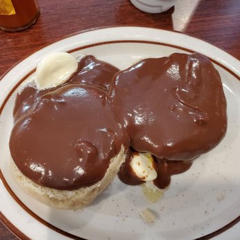 My Garden Cafe - Biscuits with chocolate gravy - American Near Me - Turlock, California My Garden Cafe - Biscuits with chocolate gravy - American Near Me - Turlock, California