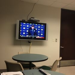Desoto Police Department - TV in the breakroom.