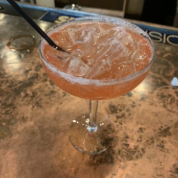 Half Shell Oyster House - Watermelon martini (I think) - Cajun/Creole Near Me - Mobile, Alabama