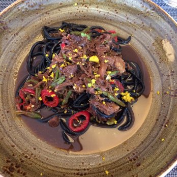 Lela - Lamb tagliatelle with octopus ink. Amazing! - New American Near Me - Minneapolis, Minnesota Lela - Lamb tagliatelle with octopus ink. Amazing! - New American Near Me - Minneapolis, Minnesota