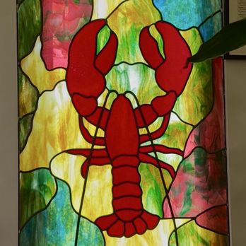 The Station House Restaurant - Signature stained glass! - Seafood Near Me - Lantana, Florida The Station House Restaurant - Signature stained glass! - Seafood Near Me - Lantana, Florida