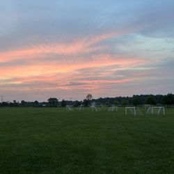 Bevelhymer Park - Walking the exercise path by the pee wee soccer fields.  So pretty.