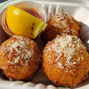 CosaNostra SF - Meat and cheese Arancini - Food Trucks Near Me CosaNostra SF - Meat and cheese Arancini - Food Trucks Near Me