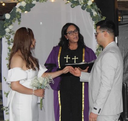 Wedding Officiant - Call Tranquility and Creative Wedding Ventures for an appointment today, we have English, Spanish and Bilingual services.
Call today for a consultation! Wedding Officiant - Call Tranquility and Creative Wedding Ventures for an appointment today, we have English, Spanish and Bilingual services.
Call today for a consultation!