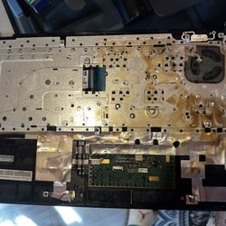 LaptopMD+ - Internal side of damaged keyboard.