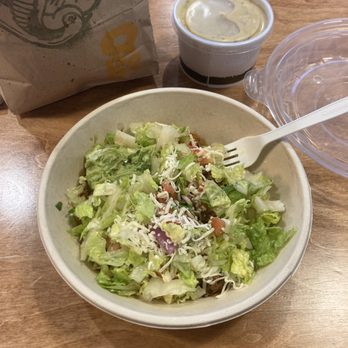 QDOBA Mexican Eats - Steak bowl - steak, light beans, queso, guacamole, cheese, and lettuce. - Mexican Near Me - Sault Ste Marie, Ontario