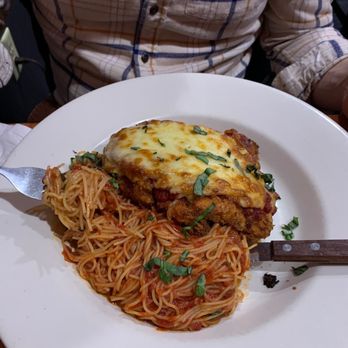 Brick Oven Bistro - Chicken parm with Angel hair - Pizza Near Me - Buffalo, New York