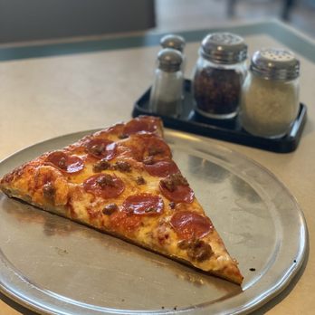 Me-n-Ed's Pizzeria - Slice of pepperoni and sausage always feeds the soul. $4 slice is a damn deal - Pizza Near Me - Richmond, California Me-n-Ed's Pizzeria - Slice of pepperoni and sausage always feeds the soul. $4 slice is a damn deal - Pizza Near Me - Richmond, California
