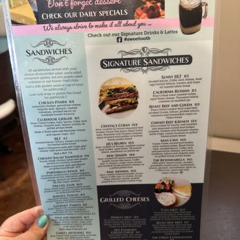Sweet Tooth Cafe - Menu - Cafes Near Me - Gloucester Courthouse, Virginia