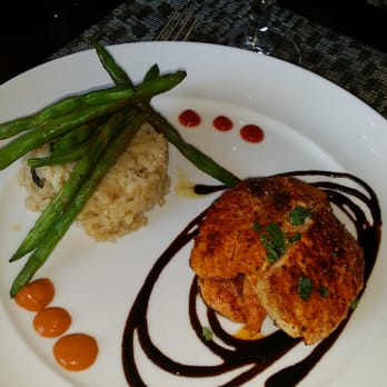 The Speakeasy Grill - Grilled salmon with green beans and risotto. - Speakeasies Near Me - Richmond, Virginia The Speakeasy Grill - Grilled salmon with green beans and risotto. - Speakeasies Near Me - Richmond, Virginia