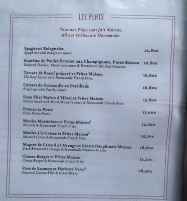 Menu photo 1 Le Sabot Rouge Paris, 75