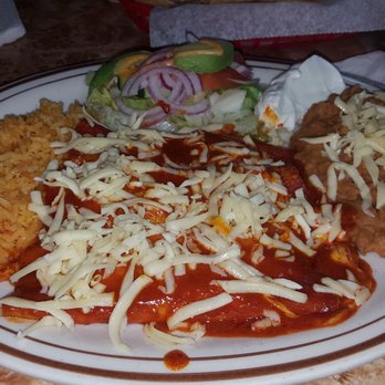 La Cecina - Enchiladas with ranchero sauce - Mexican Near Me - Dyer, Indiana
