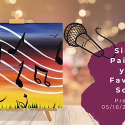 We love to Sing whilst we paint and sip