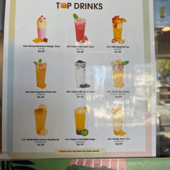 Orange Square - Top drinks - Taiwanese Near Me - Santa Clara, California