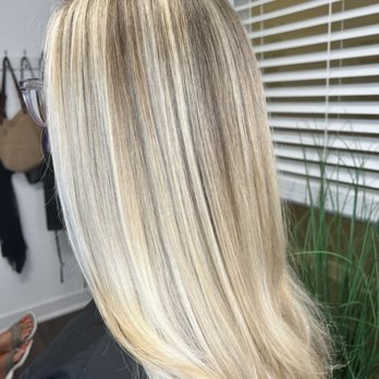 Lush Salon Studio - Foilage on this Bombshell!! She literally has the most beautiful hair - Hair Salons Near Me - Lexington, Massachusetts