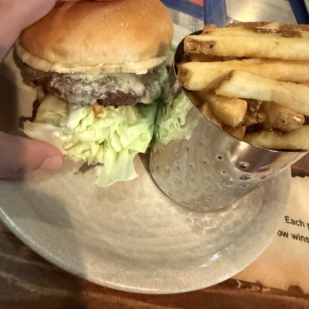Dragon's Den - Castle Burger - aka Half LB Deluxe Cheese Burger - American Near Me - Carlsbad, California Dragon's Den - Castle Burger - aka Half LB Deluxe Cheese Burger - American Near Me - Carlsbad, California