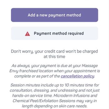 Massage Envy - Time taken AWAY is not clearly stated, just that it may be longer depending on services. - Massage Near Me - Henderson, Nevada Massage Envy - Time taken AWAY is not clearly stated, just that it may be longer depending on services. - Massage Near Me - Henderson, Nevada