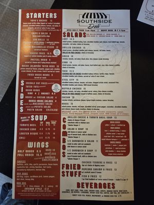 Menu photo 1 Southside Deli Carlisle, PA