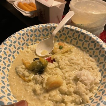 Papaya Thai - Green Curry with prawngs - Thai Near Me - Newark, California