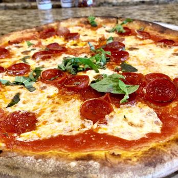 Rosedale Brick Oven - Margherita Pizza with Pepperoni - Italian Near Me - Naples, Florida Rosedale Brick Oven - Margherita Pizza with Pepperoni - Italian Near Me - Naples, Florida