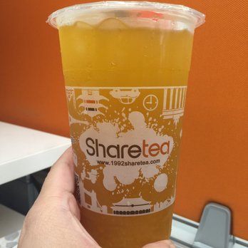 Sharetea - Mango Passion Fruit Green Tea... Love this place!!! - Bubble Tea Near Me - Santa Ana, California Sharetea - Mango Passion Fruit Green Tea... Love this place!!! - Bubble Tea Near Me - Santa Ana, California