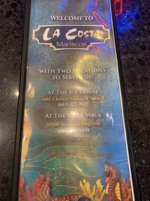 Menu photo 2 La Costa Mariscos Bakersfield, CA Menu photo 2 La Costa Mariscos Bakersfield, CA