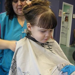 K A O S Children's Hair Salon - Brook's First "Real" Haircut