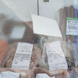 River of Dreams - Some of the meat products on display.