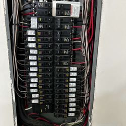 Brookside Electric - A Panel Swap after I did my magic.