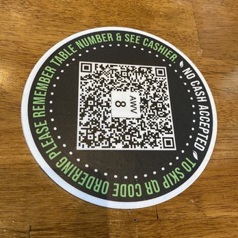 Blu Jam Cafe - Table number- you sit and scan then walk up to the register to order your food or can order through your phone. - Breakfast & Brunch Near Me - Los Angeles, California