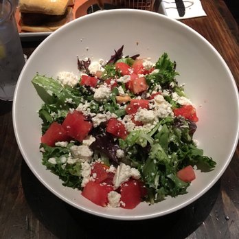 Babylon Burger Bar - watermelon feta salad with a hint of fish taste - Burgers Near Me - Babylon, New York Babylon Burger Bar - watermelon feta salad with a hint of fish taste - Burgers Near Me - Babylon, New York
