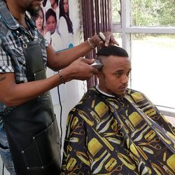 Cecil's Hair Salon - Ball fade Shadow... Jerry is also a cosmo