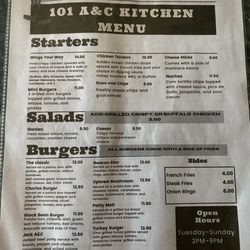 The Beacon Pub - Menu 9/8/2024
