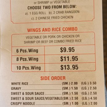 China Town Restaurant - Menu as of 1/18/2023 - Chinese Near Me - Milwaukee, Wisconsin China Town Restaurant - Menu as of 1/18/2023 - Chinese Near Me - Milwaukee, Wisconsin