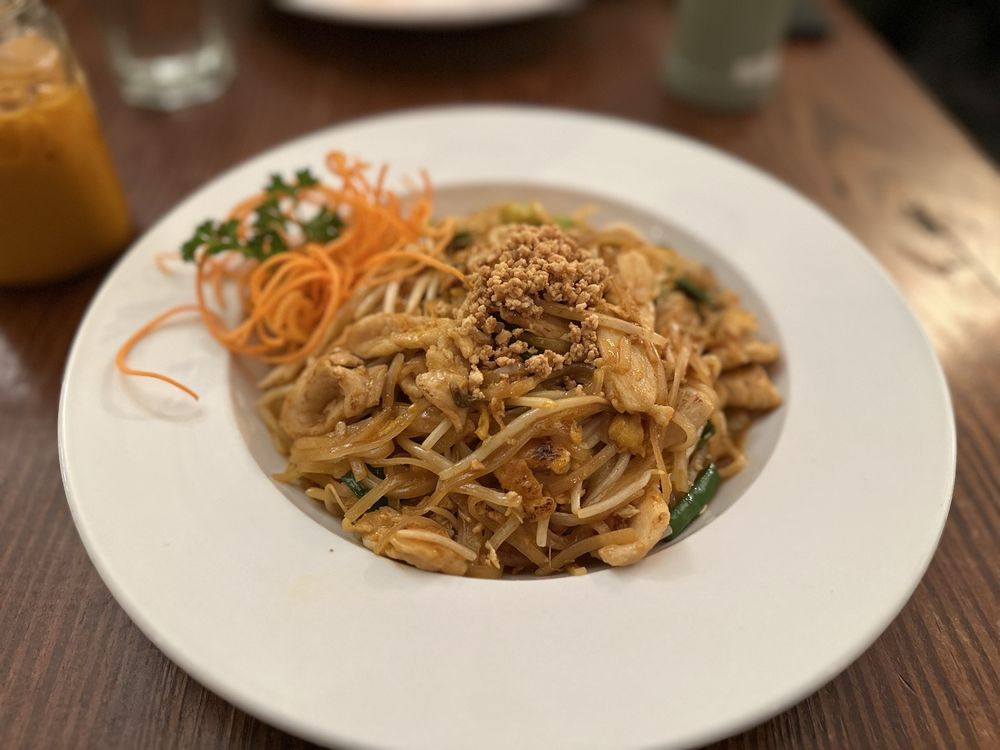 Food from Cham Thai Cuisine At Carrboro