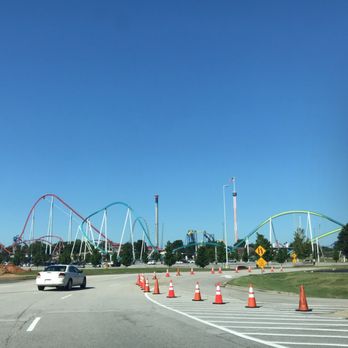 Carowinds - Outside view of the park - Amusement Parks Near Me - Charlotte, North Carolina Carowinds - Outside view of the park - Amusement Parks Near Me - Charlotte, North Carolina