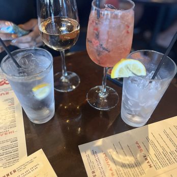 Nonna Angela's - White wine and a strawberry spritzer - Wine Bars Near Me - Crofton, Maryland Nonna Angela's - White wine and a strawberry spritzer - Wine Bars Near Me - Crofton, Maryland