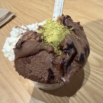 Eataly - Gianduja x strawberry mascarpone with crushed pistachios - Italian Near Me - Las Vegas, Nevada Eataly - Gianduja x strawberry mascarpone with crushed pistachios - Italian Near Me - Las Vegas, Nevada