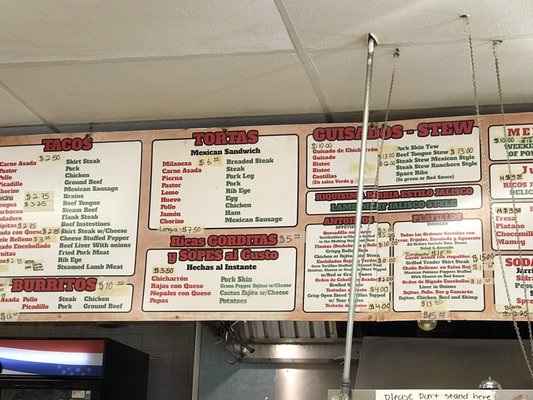Menu photo 2 El Taconazo Restaurant - El Original #1 Chicago, IL Menu photo 2 El Taconazo Restaurant - El Original #1 Chicago, IL