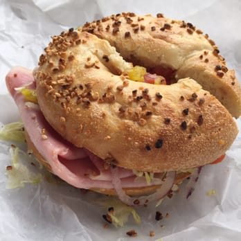 Wholy Bagel - Italian on garlic bagel! - Bagels Near Me - Austin, Texas