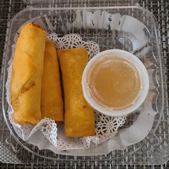 Rice N Spice Thai Sushi - Spring rolls (Order of 1 has 3 rolls) - Thai Near Me - Alpharetta, Georgia Rice N Spice Thai Sushi - Spring rolls (Order of 1 has 3 rolls) - Thai Near Me - Alpharetta, Georgia