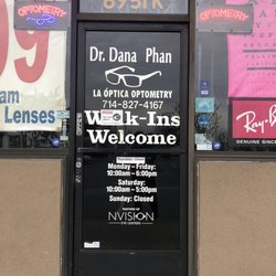 La Optica Optometry - Business hours ( Thursdays & Sundays closed)