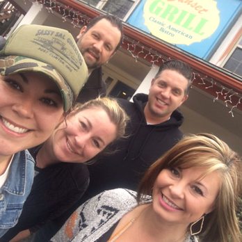 Sunset Grill - Our group Waiting on our table - American Near Me - Fredericksburg, Texas