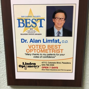Linden Optometry - Dr. Limfat - Optometrists Near Me - Pasadena, California