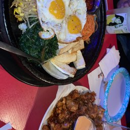 Bibimbap, Popcorn Chicken, Soju Cocktails