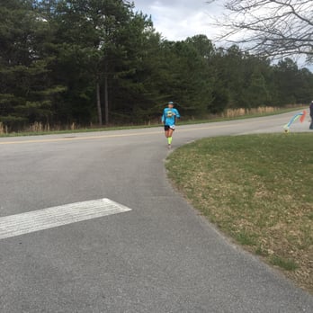 Raccoon Mountain Caverns and Campground - Nicole finishing Raccoon Mountain Marathon March 19, 2016 - Campgrounds Near Me - Chattanooga, Tennessee