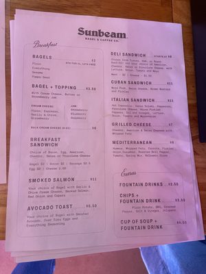 Menu photo 4 Sunbeam Bagel Bryan, TX