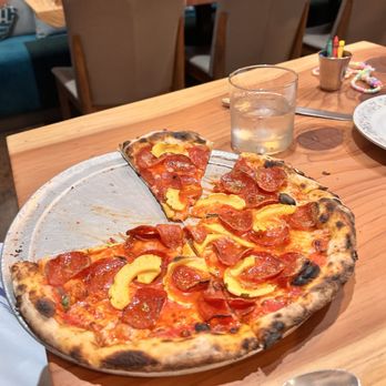 Main Street Kitchen & Bar - Pepperoni Pizza - New American Near Me - Walnut Creek, California Main Street Kitchen & Bar - Pepperoni Pizza - New American Near Me - Walnut Creek, California