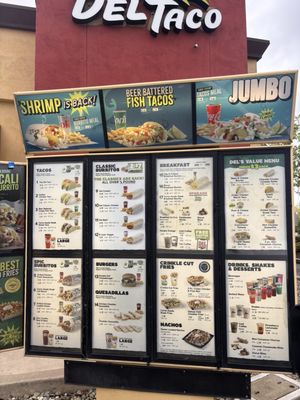 Menu photo 1 Del Taco Folsom, CA